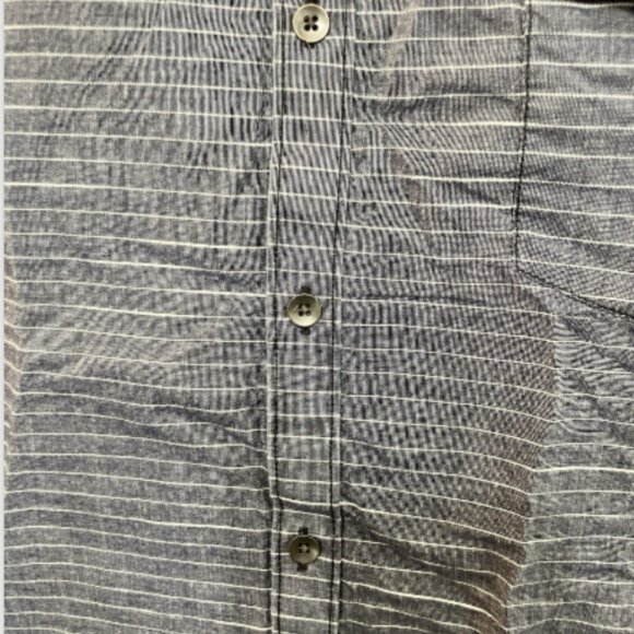 Reaction Kenneth Cole Cotton XL Short Sleeve Button Down Collared Shirt w/pocket - Picture 7 of 14